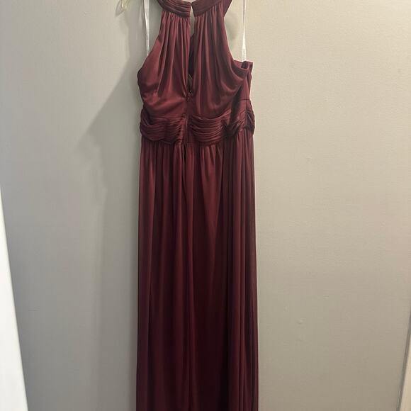 David’s Bridal Size 16 Color-Wine-Prom Wedding Dress - Picture 4 of 11
